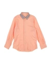 Tagliatore Toddler Boy Shirt Apricot Size 6 Cotton, Elastane In Orange