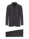 Tagliatore Tailored Wool Suit In Gray