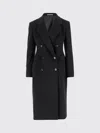 Tagliatore Double-breasted Jacket With Structured Shoulders And Flap Pockets In Black
