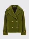 Tagliatore 'sheila' Coat Double-breasted Flap Pockets In Green