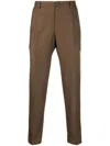 Tagliatore Pleated Virgin-wool Trousers