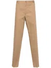 Tagliatore P-garcon Tapered Trousers In Brown