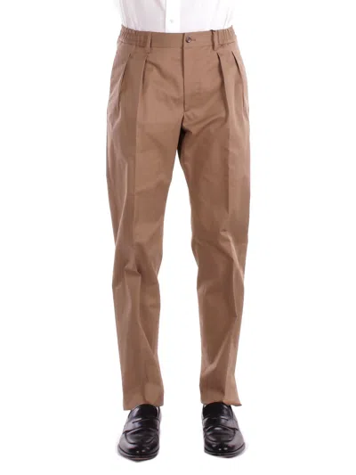Tagliatore Trousers Camel In Brown