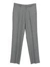 Tagliatore Belt-loop Trousers In Gray