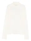 Tagliatore Turtleneck Long-sleeve T-shirt In White