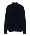 Tagliatore Turtleneck Sweater In Black
