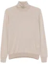 Tagliatore Turtleneck Sweater In Nude