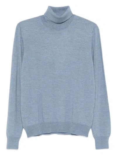 Tagliatore Pullover Mit Rollkragen In Blue
