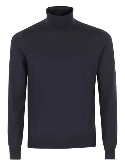 TAGLIATORE TURTLENECK VIRGIN-WOOL SWEATER