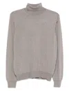 Tagliatore Pullover Mit Rollkragen In Gray