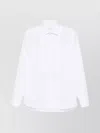 Tagliatore Refined White Smoking Shirt With Pintuck Detailing In White