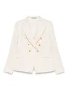 Tagliatore Sequin-embellished Double-breasted Blazer