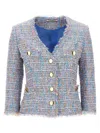 Tagliatore Women Tweed Blazer In Multi
