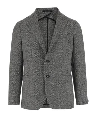 TAGLIATORE TWEED SINGLE-BREASTED JACKET