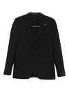 Tagliatore Two-button Blazer In Black