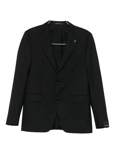 Tagliatore Two-button Blazer In Black