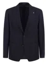 Tagliatore Two-button Blazer In Blue