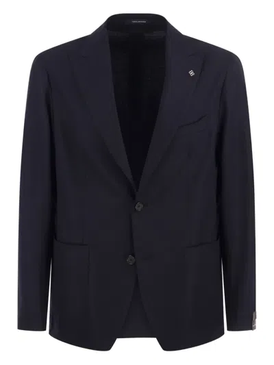 Tagliatore Two-button Blazer In Blue