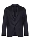 Tagliatore Two-button Blazer In Blue