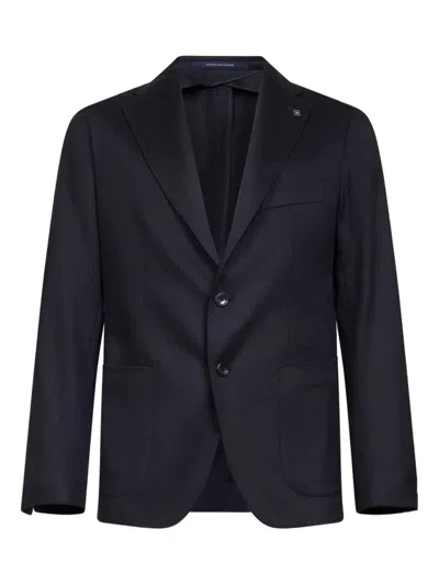 Tagliatore Two-button Blazer In Blue