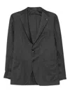 Tagliatore Two-button Blazer In Gray