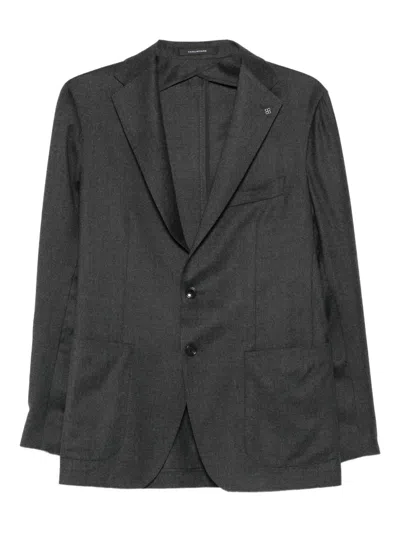 Tagliatore Two-button Blazer In Gray