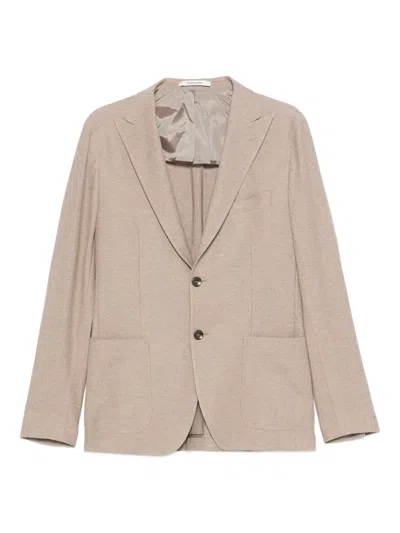 Tagliatore Two-button Blazer In Neutral