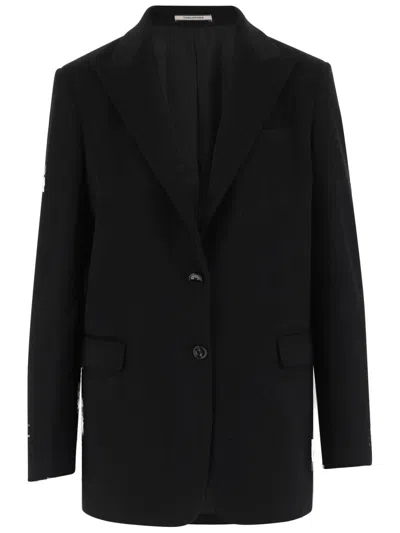 TAGLIATORE TWO-BUTTON CASHMERE LONG JACKET