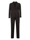 Tagliatore Brown Virgin Wool Montecarlo Single-breasted Suit In Brown