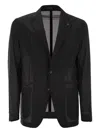 Tagliatore Two-button Patch-pockets Blazer In Black