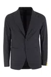Tagliatore Men's Two-button Pinstripe Jacket In Blue