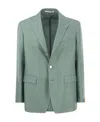 Tagliatore Men's Two-button Wool Jacket In Green