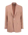 Tagliatore Men's Two-button Wool Jacket In Nude