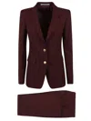 Tagliatore Two-button Suit In Bordeaux