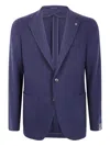 Tagliatore Two-button Wool Blazer In Blue