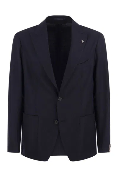Tagliatore Single-breasted Tailored Blazer In Black