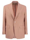 Tagliatore Men's Two-button Wool Jacket In Pink