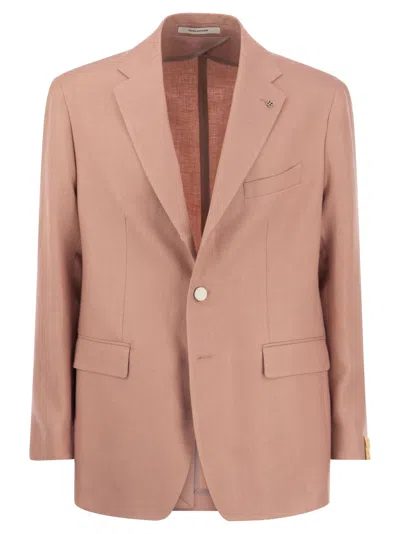 TAGLIATORE TWO-BUTTON WOOL JACKET