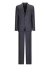 Tagliatore Blue Virgin Wool Tuxedo Suit In Gray