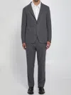 Tagliatore Two-piece Flannel Suit In Gray