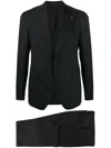 Tagliatore Two-piece Formal Suit In Black