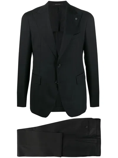 Tagliatore Two-piece Formal Suit In Black