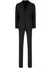 Tagliatore Virgin Wool Double Breasted Suit In Blue
