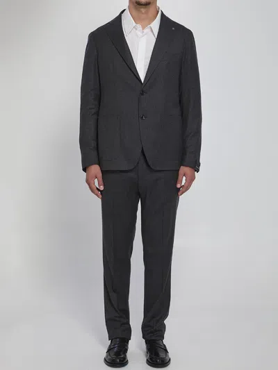 TAGLIATORE TAGLIATORE TWO-PIECE SUIT IN WOOL AND SILK