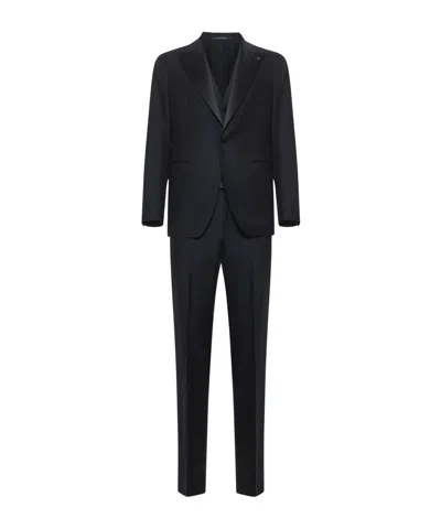 Tagliatore Two Piece Tailored Dinner Suit In Animal Print