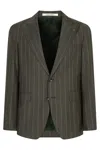 Tagliatore Two-piece Wool Suit In Green