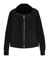 Tagliatore Two-way Zipper Casual Jacket In Black