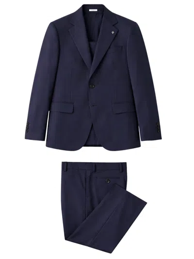 Tagliatore Tailored Suit For Him In Blue