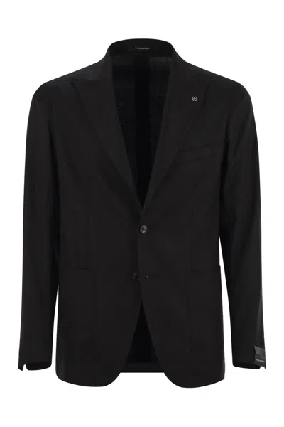 Tagliatore Two-button Wool Jacket In Blue