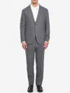 Tagliatore Twopiece Flannel Suit In Metallic